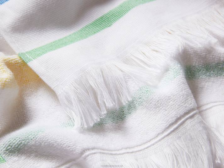 Benetton gestreept strandlaken van 100% katoen veelkleurig 4R623391