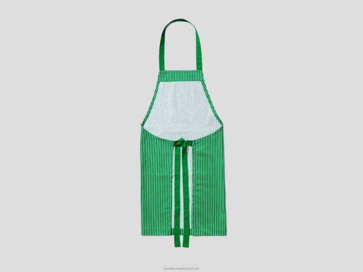 Benetton schort, pannenlap en ovenwant set groente 4R626031