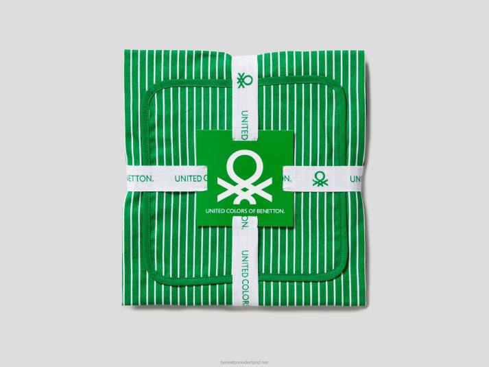 Benetton schort, pannenlap en ovenwant set groente 4R626031