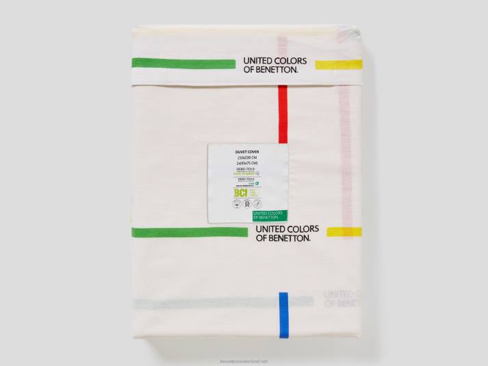 Benetton dekbedovertrek 210x230 cm en twee slopen geel 4R625989