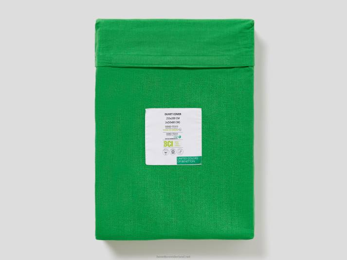 Benetton dekbedovertrek 255x200 cm en twee slopen groente 4R623327
