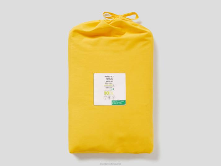 Benetton lakenpakket 160x270 cm geel 4R623369