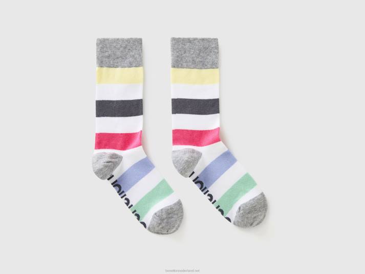 Heren Benetton sokkenset van een mix van biologisch stretchkatoen veelkleurig 4R62706