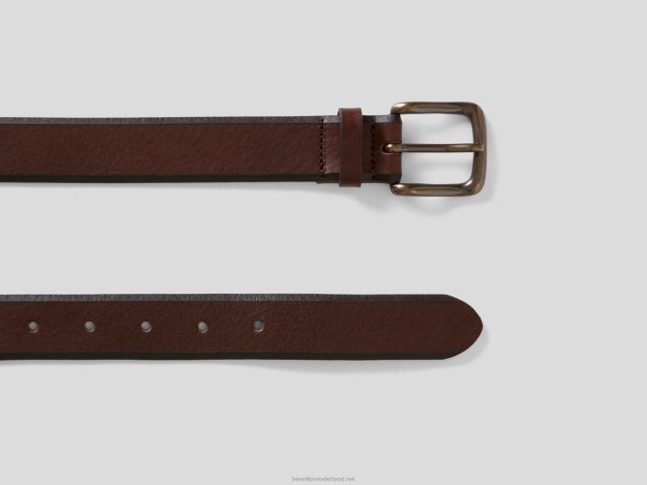 Heren Benetton echt leren riem bruin 4R621553