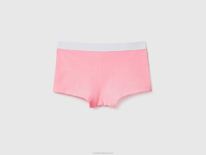 Heren Benetton boxershorts van biologisch stretchkatoen roze 4R624698