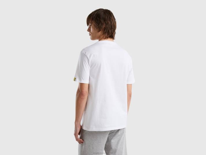Heren Benetton looney tunes T-shirt met ronde hals wit 4R624722