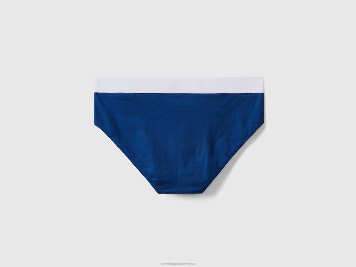 Heren Benetton ondergoed van biologisch stretchkatoen donkerblauw 4R621593