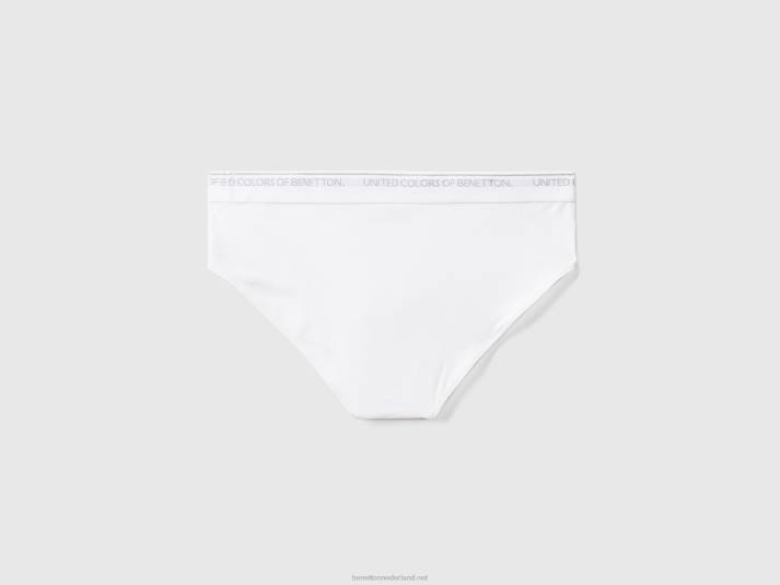 Heren Benetton ondergoed van biologisch stretchkatoen wit 4R621621