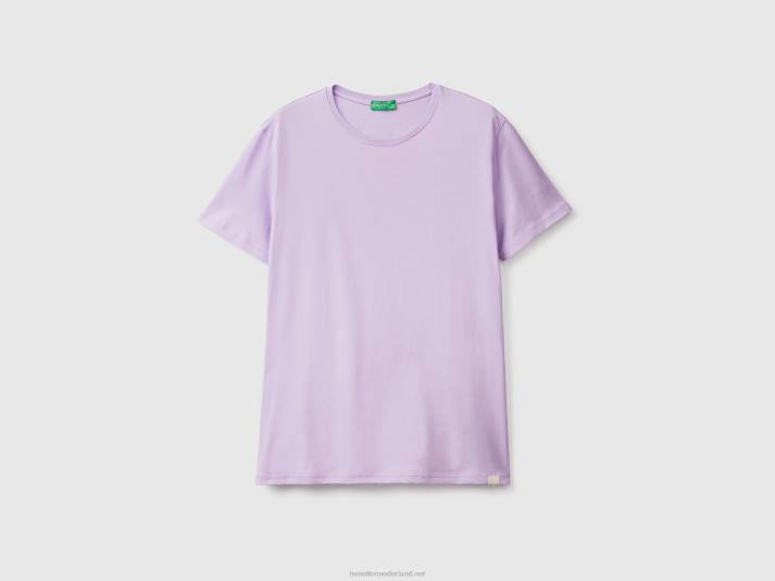 Heren Benetton lila t-shirt lila 4R621243