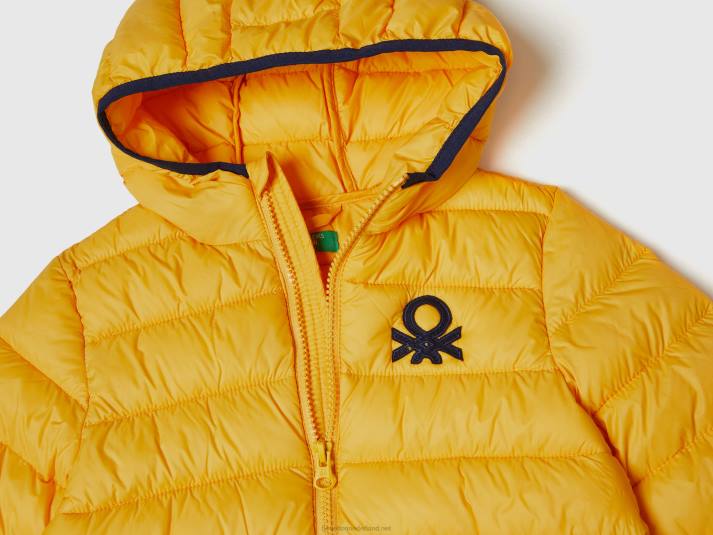 kinderen Benetton jack "rain defender" van nylon geel 4R622096
