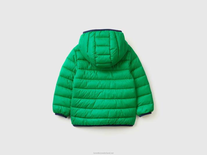 kinderen Benetton jack "rain defender" van nylon groente 4R622103