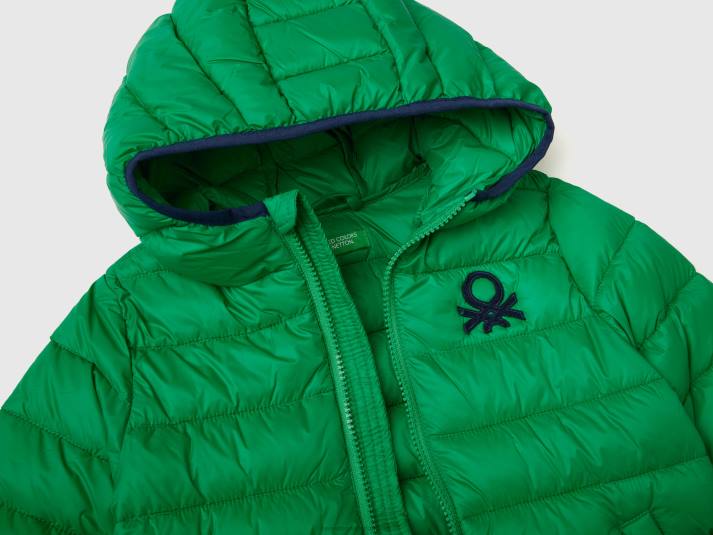 kinderen Benetton jack "rain defender" van nylon groente 4R622103