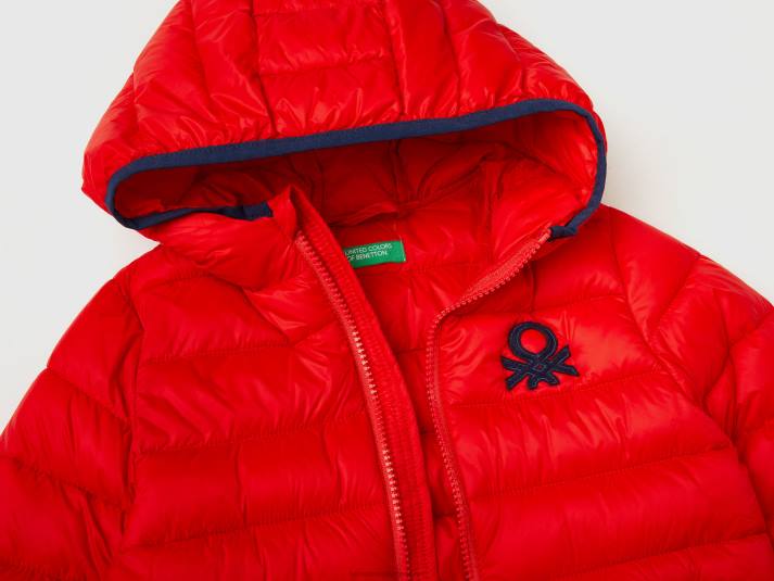 kinderen Benetton jack "rain defender" van nylon rood 4R622111