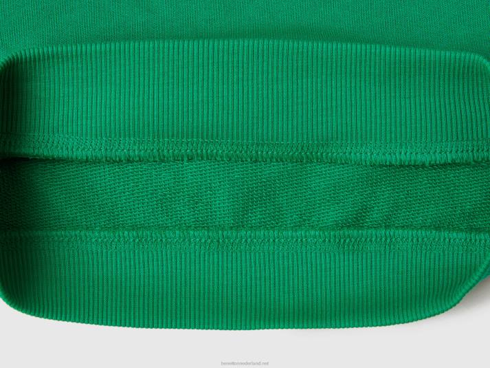 kinderen Benetton sweatshirt van 100% biologisch katoen groente 4R622262