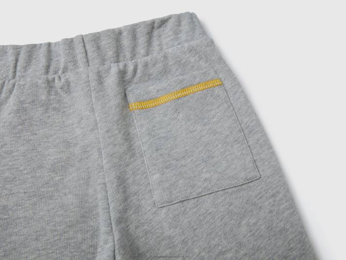 kinderen Benetton trainingspak van 100% katoen lichtgrijs 4R625111