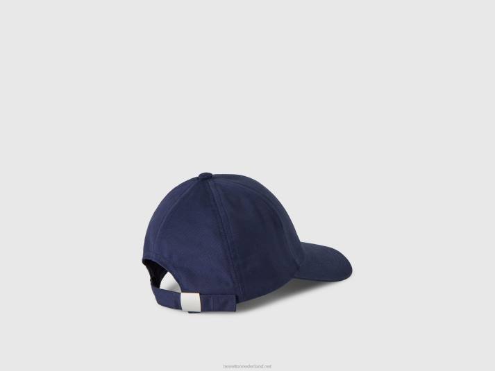 kinderen Benetton pet met vizier donkerblauw 4R622409