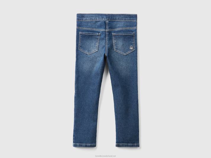 kinderen Benetton "eco-recycle" jegging van stretchkatoenmix donkerblauw 4R625726