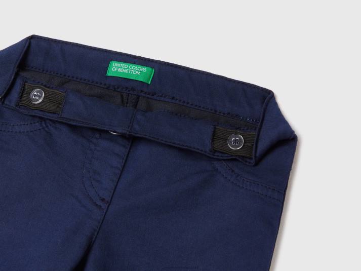 kinderen Benetton jegging van stretchkatoenmix donkerblauw 4R623028
