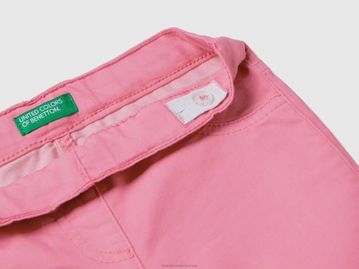 kinderen Benetton jegging van stretchkatoenmix roze 4R622999