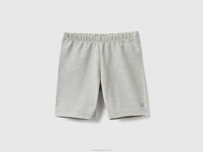 kinderen Benetton korte fietsbroek lichtgrijs 4R625721