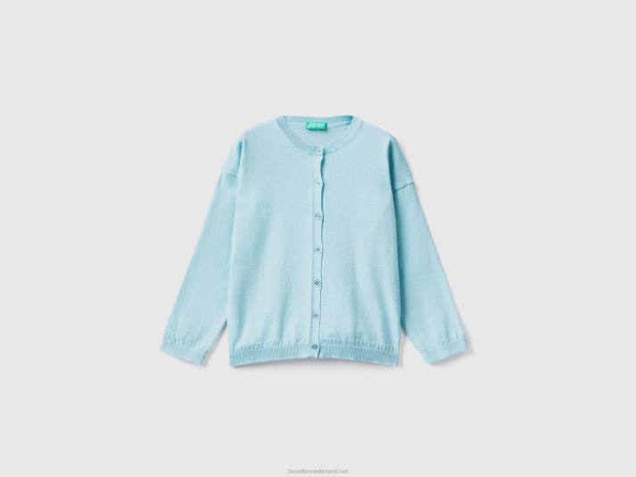 kinderen Benetton vest met glitterknopen water 4R623448