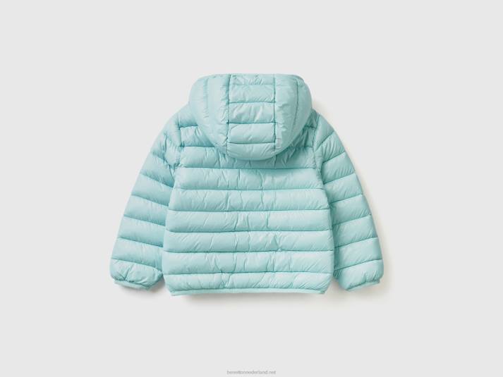 kinderen Benetton gewatteerde jas met capuchon water 4R622822