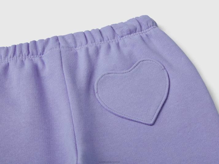 kinderen Benetton joggingbroek met hartzakje maagdenpalm 4R623011