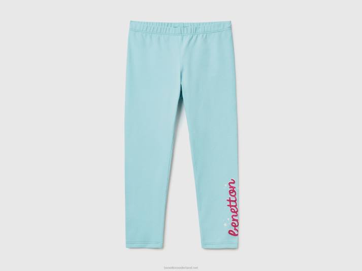 kinderen Benetton legging met glitterprint water 4R625692