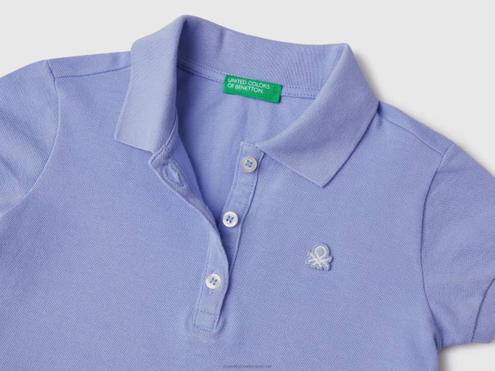 kinderen Benetton regular fit polo van biologisch katoen maagdenpalm 4R622847