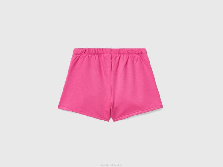 kinderen Benetton korte rok fuchsia 4R623052