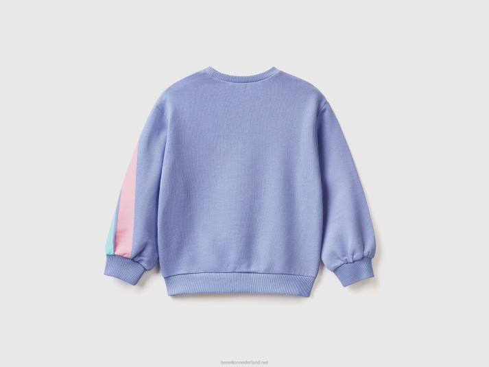 kinderen Benetton pullover met regenboogprint maagdenpalm 4R625629