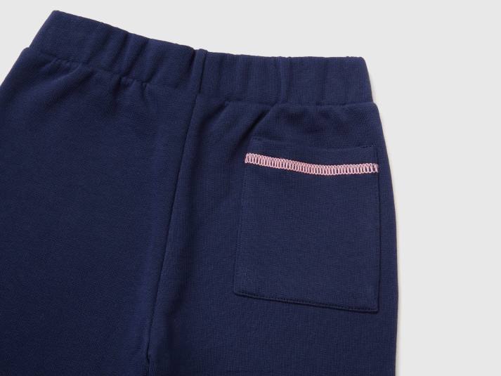 kinderen Benetton trainingspak van 100% katoen blauw 4R622930