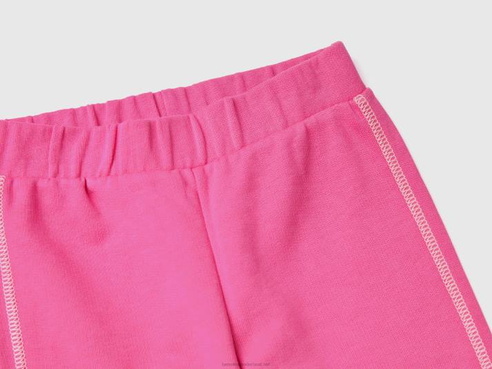 kinderen Benetton trainingspak van 100% katoen fuchsia 4R625636
