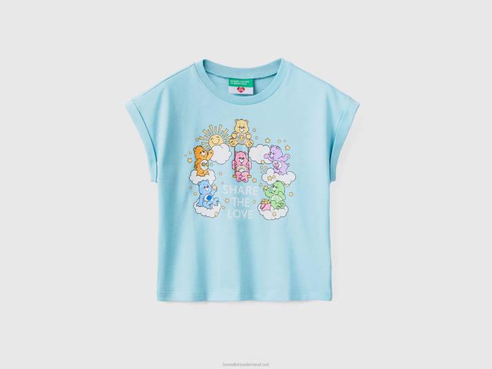 kinderen Benetton t-shirt met troetelbeertjes print water 4R625564