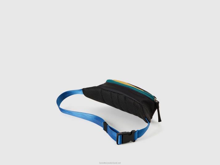 kinderen Benetton heuptasje met logo zwart 4R622083