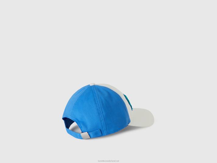 kinderen Benetton tweekleurige pet met print veelkleurig 4R622069