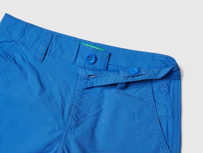 kinderen Benetton bermuda's van puur katoen helderblauw 4R624926
