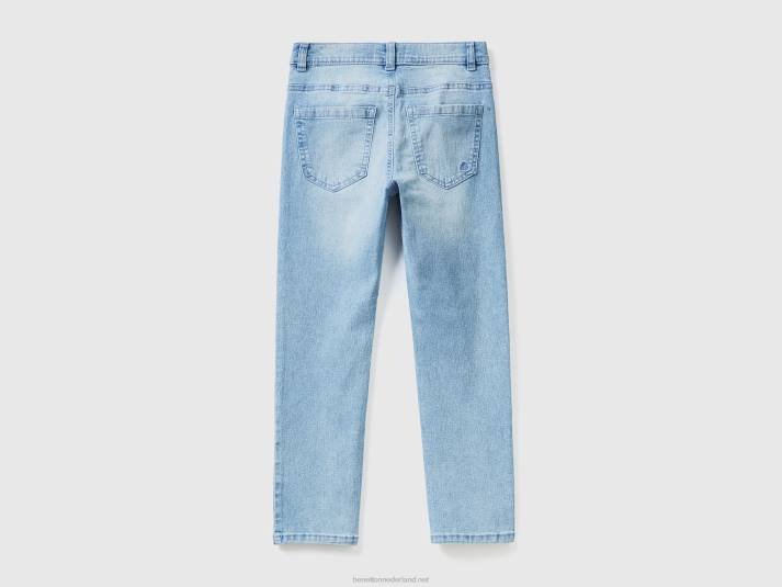 kinderen Benetton "eco-recycle" slim fit jeans hemelsblauw 4R624972