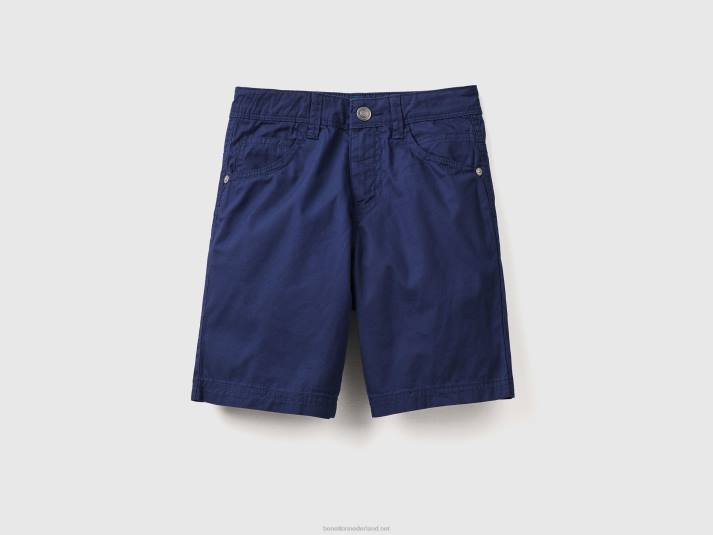 kinderen Benetton korte broek met vijf zakken donkerblauw 4R621982