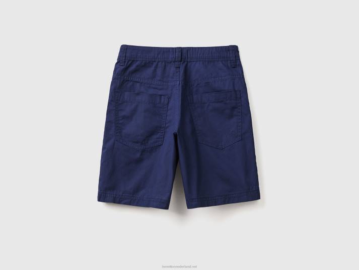 kinderen Benetton korte broek met vijf zakken donkerblauw 4R621982