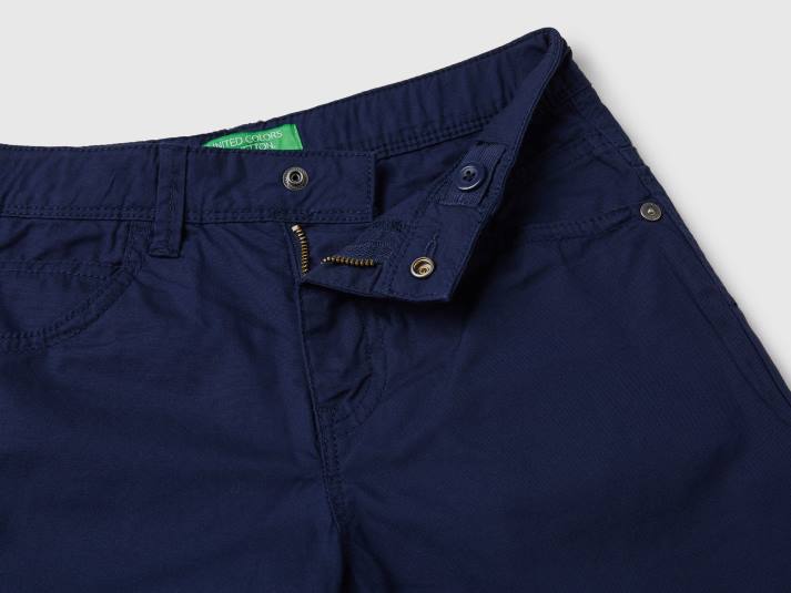kinderen Benetton korte broek met vijf zakken donkerblauw 4R621982