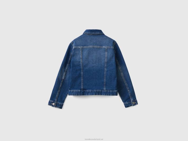 kinderen Benetton "eco-recycle" spijkerjack donkerblauw 4R624743