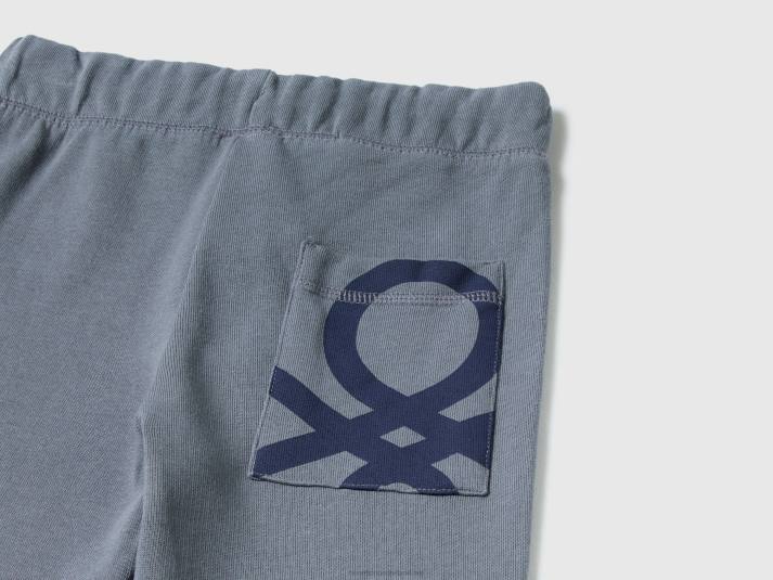 kinderen Benetton Joggingbroek van 100% katoen donkergrijs 4R621934