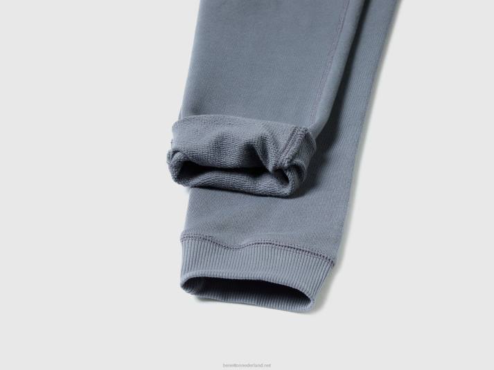 kinderen Benetton Joggingbroek van 100% katoen donkergrijs 4R624920
