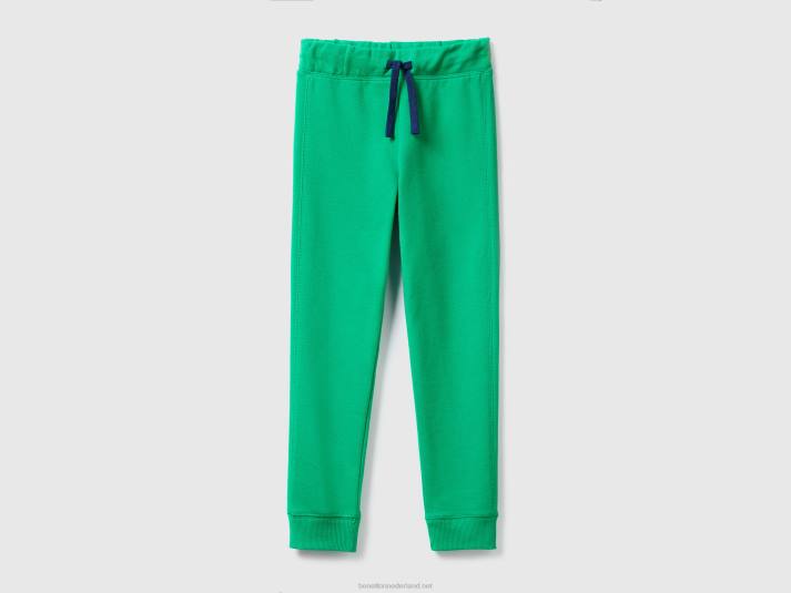 kinderen Benetton Joggingbroek van 100% katoen groente 4R621943