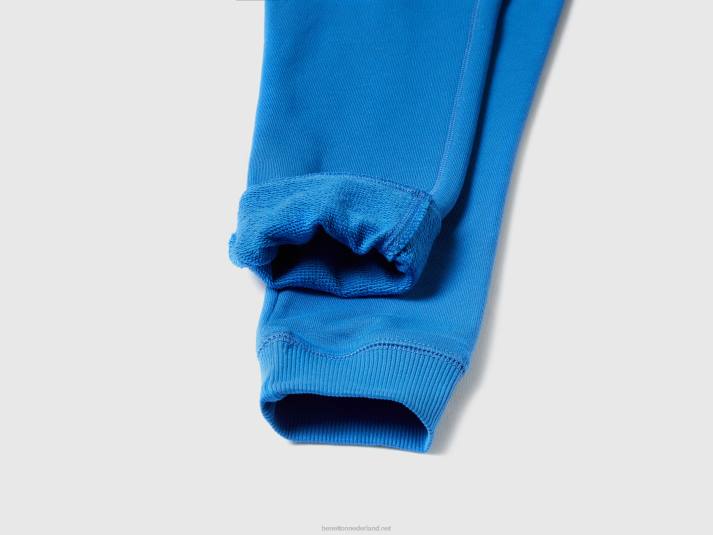 kinderen Benetton Joggingbroek van 100% katoen helderblauw 4R624916