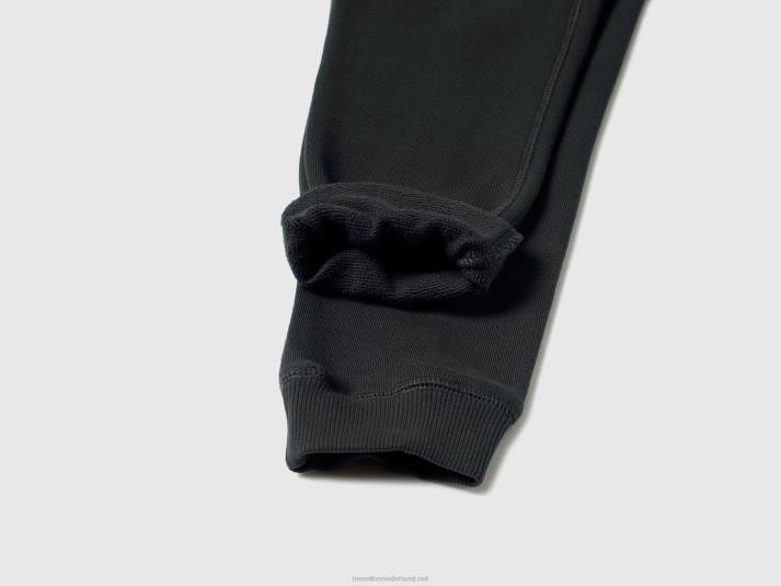 kinderen Benetton Joggingbroek van 100% katoen zwart 4R621946