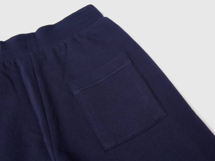 kinderen Benetton korte broek met botsende band donkerblauw 4R621936