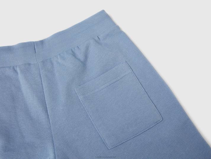 kinderen Benetton korte broek met botsende band luchtmacht blauw 4R621935