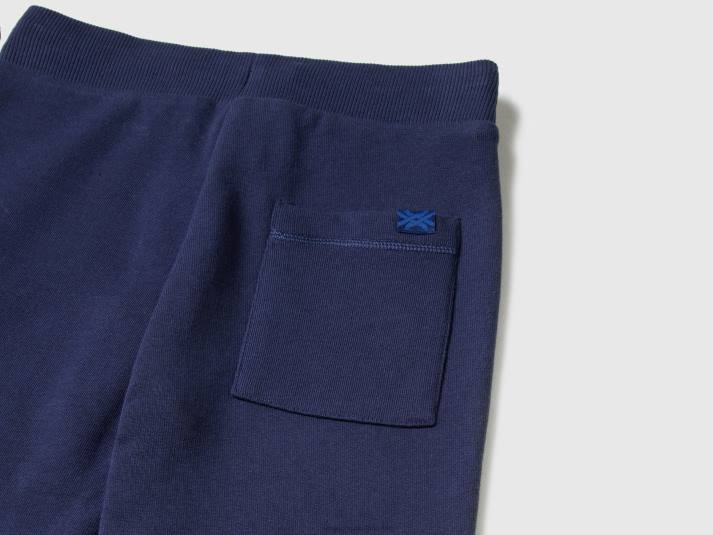 kinderen Benetton sportieve broek met trekkoord donkerblauw 4R621940